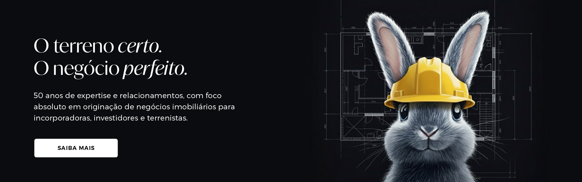 O terreno certo. O negócio perfeito.